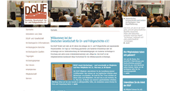 Desktop Screenshot of dguf.de